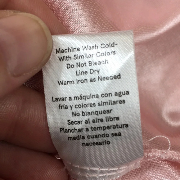 Venus Pink Slip Dress Sleeveless Wrap  Womens 4 Semi Sheer Hi Low Hem‎ Y2K - Picture 14 of 15